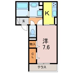 GRAND　D-ROOM上重原の物件間取画像